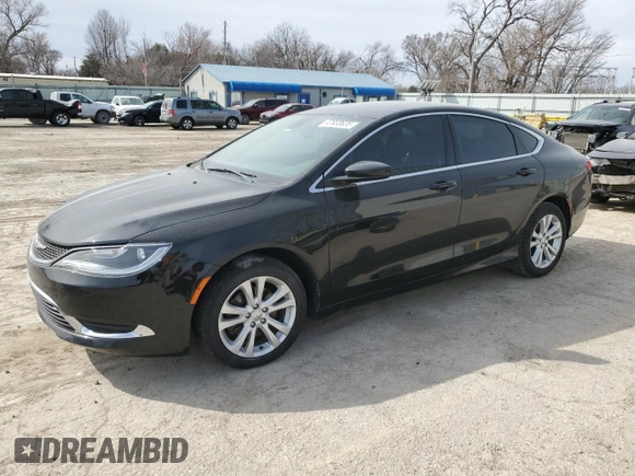 2015 Chrysler 200 Limited with VIN 1C3CCCAB7FN729781, listed as a Copart auction lot 47833635 with 80,631 mi miles and Salvage Title. Bid and sale history available at DreamBid. Image 1.