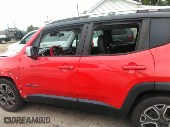 2016 Jeep Renegade Limited with VIN ZACCJADT5GPC66364, listed as a IAAI auction lot 42199720 with 115,876 mi miles and . Bid and sale history available at DreamBid. Image 14.