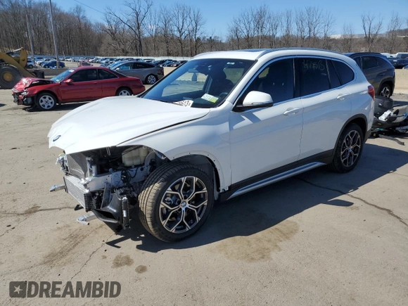 2021 BMW X1 xDrive28i with VIN WBXJG9C04M5T95361, listed as a Copart auction lot 46179513 with 11,427 mi miles. Bid and sale history available at carsss.com. Image 1.