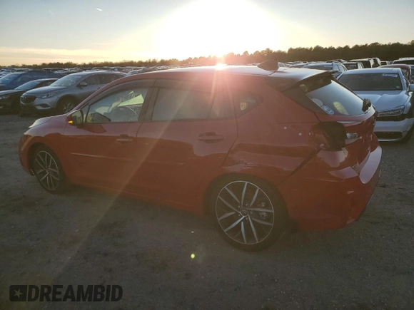 2024 Subaru Impreza Sport with VIN JF1GUAFC2R8315039, listed as a Copart auction lot 82832614 with 5,888 mi miles and Salvage Title. Bid and sale history available at carsss.com. Image 2.