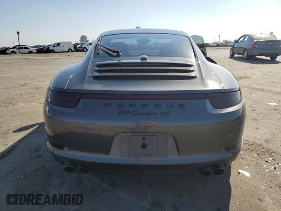 2014 Porsche 911 Carrera S with VIN WP0AB2A92ES121244, listed as a Copart auction lot 79323724 with 36,074 mi miles and Salvage Title. Bid and sale history available at carsss.com. Image 6.