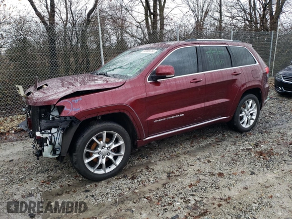2016 Jeep Grand Cherokee Summit z VIN 1C4RJFJT1GC373718, wystawiony jako Copart lot #84995514 z przebiegiem 134 105 mil mil oraz Szkoda całkowita • Salvage title. Historia ofert i sprzedaży dostępna na DreamBid. Obrazek 1.