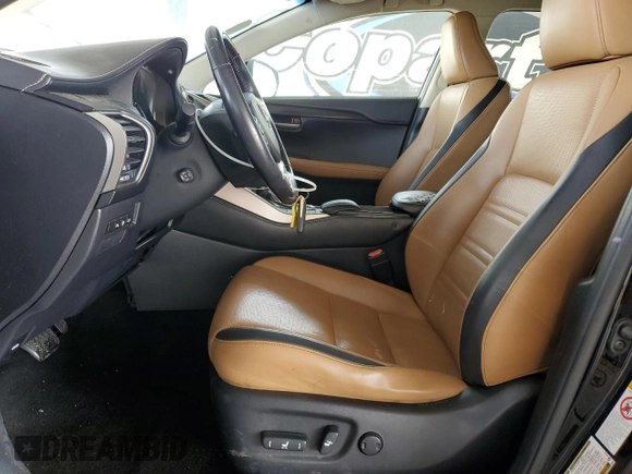 2015 Lexus NX 200t with VIN JTJYARBZ9F2005398, listed as a Copart auction lot 60377695 with 220,349 mi miles and Clean title. Bid and sale history available at DreamBid. Image 7.
