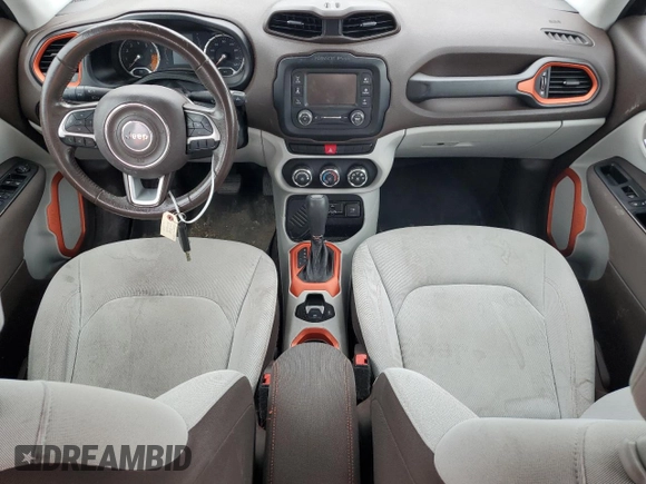 2015 Jeep Renegade Latitude with VIN ZACCJABT0FPB66817, listed as a Copart auction lot 53532285 with 69,102 mi miles and Salvage Title. Bid and sale history available at DreamBid. Image 8.