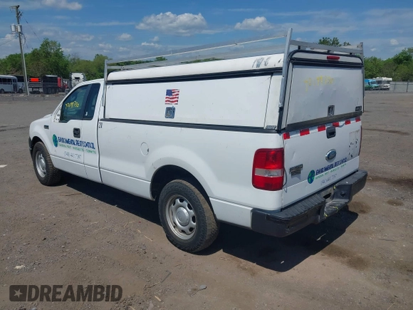 2008 Ford F-150 XL with VIN 1FTRF12258KE33050, listed as a IAAI auction lot 42149750 with 207,015 mi miles. Bid and sale history available at carsss.com. Image 3.