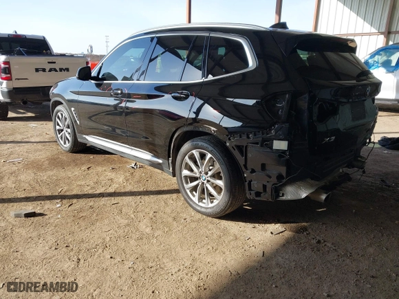 2019 BMW X3 sDrive30i with VIN 5UXTR7C58KLF32117, listed as a IAAI auction lot 41568295 with 60,323 mi miles. Bid and sale history available at carsss.com. Image 3.
