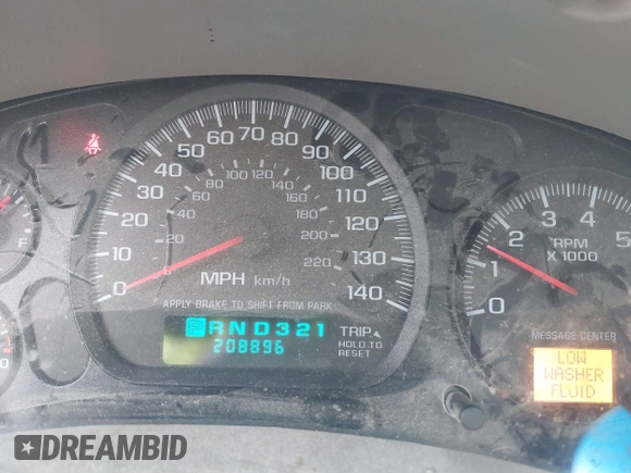 2003 Chevrolet Impala LS z VIN 2G1WH52K039452080, wystawiony jako IAAI lot #42303497 z przebiegiem 208 896 mil mil oraz . Historia ofert i sprzedaży dostępna na DreamBid. Obrazek 7.