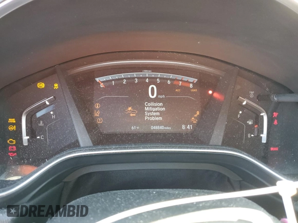 2019 Honda CR-V Touring with VIN JHLRW2H92KX022843, listed as a Copart auction lot 52649355 with 48,840 mi miles and Salvage Title. Bid and sale history available at carsss.com. Image 9.