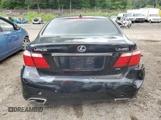 2009 Lexus LS 460 with VIN JTHCL46F795002365, listed as a Copart auction lot 64382465 with Not provided miles and Salvage title. Bid and sale history available at DreamBid. Image 6.