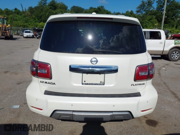2017 Nissan Armada SV with VIN JN8AY2ND6H9005462, listed as a IAAI auction lot 42412817 with 131,513 mi miles and . Bid and sale history available at DreamBid. Image 16.