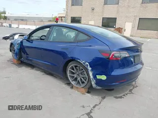 2021 Tesla Model 3 Long Range with VIN 5YJ3E1EB6MF878411, listed as a IAAI auction lot 41986947 with 71,978 mi miles and . Bid and sale history available at DreamBid. Image 3.