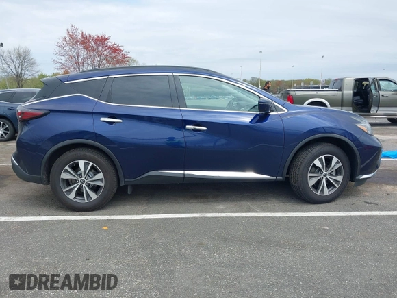 2023 Nissan Murano SV with VIN 5N1AZ2BS8PC112831, listed as a IAAI auction lot 42083553 with 48,834 mi miles and . Bid and sale history available at DreamBid. Image 13.