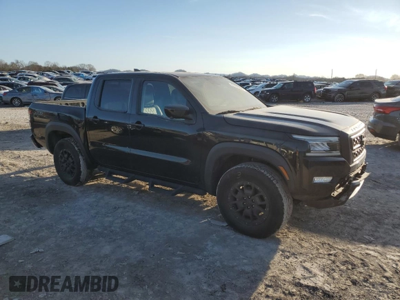 2022 Nissan Frontier Pro-4X with VIN 1N6ED1EK7NN605778, listed as a Copart auction lot 43533205 with 49,132 mi miles and Salvage title. Bid and sale history available at DreamBid. Image 4.
