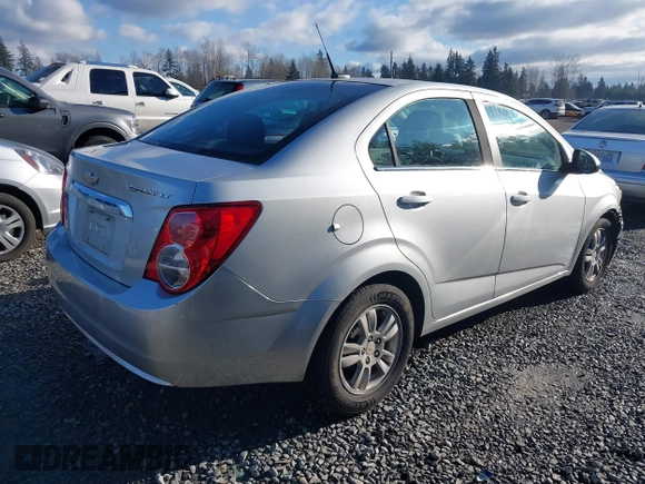 2012 Chevrolet Sonic LT with VIN 1G1JC5SH0C4178833, listed as a IAAI auction lot 41400504 with 163,356 mi miles and . Bid and sale history available at DreamBid. Image 4.