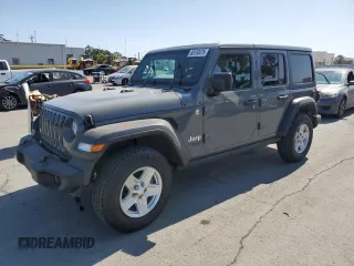 2018 Jeep Wrangler Unlimited Sport с VIN 1C4HJXDG9JW239352, выставлен на аукционе Copart как лот 60150475 с пробегом 53 697 миль миль и Списание • Salvage title. История ставок и продаж доступна на DreamBid. Изображение 1.