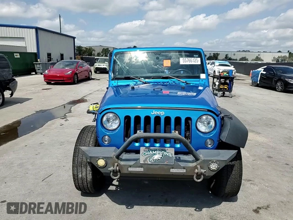 2016 Jeep Wrangler Sport с VIN 1C4AJWAG8GL287256, выставлен на аукционе Copart как лот 55766125 с пробегом 76 601 миль миль и Списание • Salvage title. История ставок и продаж доступна на DreamBid. Изображение 13.