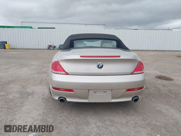 2010 BMW 6 Series 650i with VIN WBAEB5C58AC225588, listed as a IAAI auction lot 41186110 with 83,032 mi miles and . Bid and sale history available at DreamBid. Image 17.