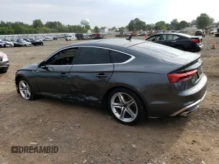 2021 Audi A5 Sportback S line Premium Plus with VIN WAUFACF51MA033419, listed as a Copart auction lot 63228053 with 37,590 mi miles. Bid and sale history available at carsss.com. Image 2.