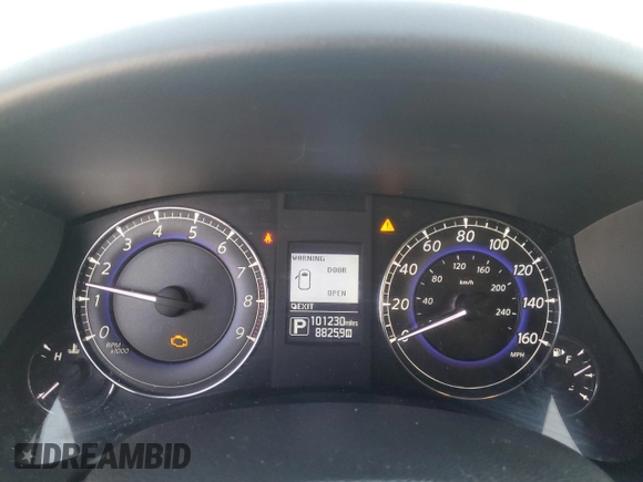 2017 Infiniti QX50 with VIN JN1BJ0RR3HM413402, listed as a Copart auction lot 73953474 with 101,230 mi miles and Salvage Title. Bid and sale history available at carsss.com. Image 9.