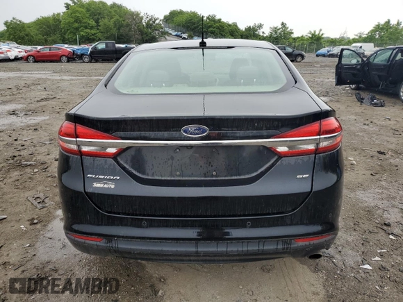 2018 Ford Fusion SE with VIN 3FA6P0H7XJR117390, listed as a Copart auction lot 58479935 with 155,043 mi miles and Clean title. Bid and sale history available at DreamBid. Image 6.