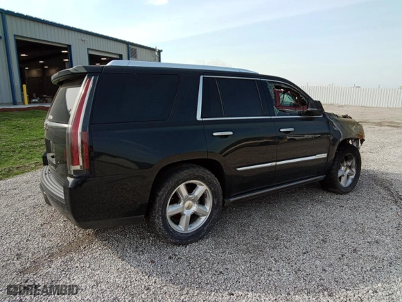 2017 Cadillac Escalade Premium Luxury with VIN 1GYS4CKJ2HR208757, listed as a Copart auction lot 47760345 with 86,317 mi miles and Salvage Title. Bid and sale history available at carsss.com. Image 3.