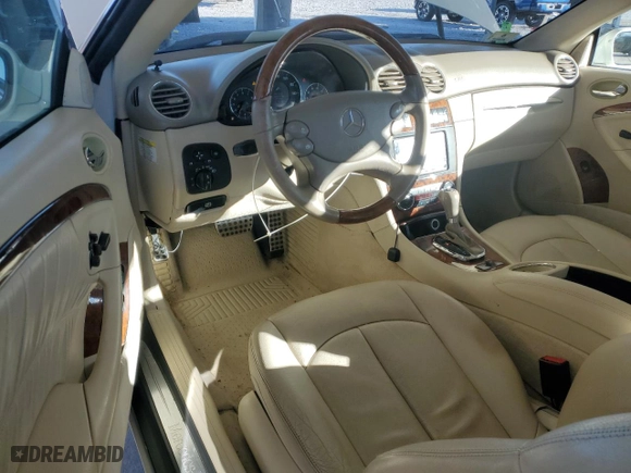 2007 Mercedes-Benz CLK-Class 5.5L with VIN WDBTK72F57T083742, listed as a Copart auction lot 83351094 with 195,768 mi miles and Non Repairable. Bid and sale history available at carsss.com. Image 8.