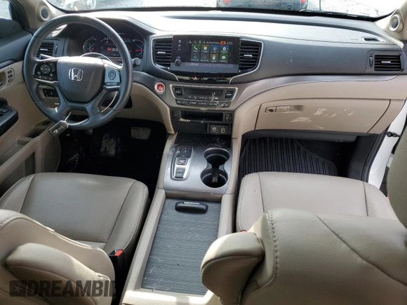2021 Honda Pilot EX-L with VIN 5FNYF5H56MB033235, listed as a Copart auction lot 43137215 with 43,118 mi miles and Salvage Title. Bid and sale history available at DreamBid. Image 8.