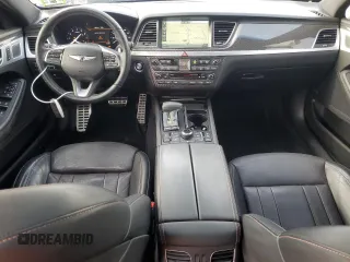 2018 Genesis G80 Sport with VIN KMHGN4JB7JU268654, listed as a Copart auction lot 85464304 with 72,385 mi miles and Salvage Title. Bid and sale history available at DreamBid. Image 8.