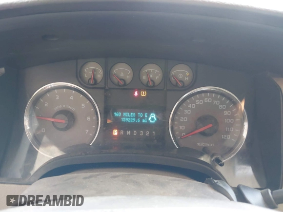 2010 Ford F-150 XL with VIN 1FTEW1E82AFD87433, listed as a IAAI auction lot 42595343 with 159,229 mi miles and . Bid and sale history available at DreamBid. Image 7.