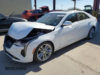 2023 Cadillac CT4 Premium Luxury with VIN 1G6DB5RK9P0134693, listed as a Copart auction lot 49514325 with 42,826 mi miles and Clean Title. Bid and sale history available at carsss.com. Image 1.