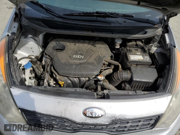 2013 Kia Rio LX with VIN KNADM5A32D6252845, listed as a Copart auction lot 53567595 with 165,806 mi miles and Clean Title. Bid and sale history available at carsss.com. Image 11.