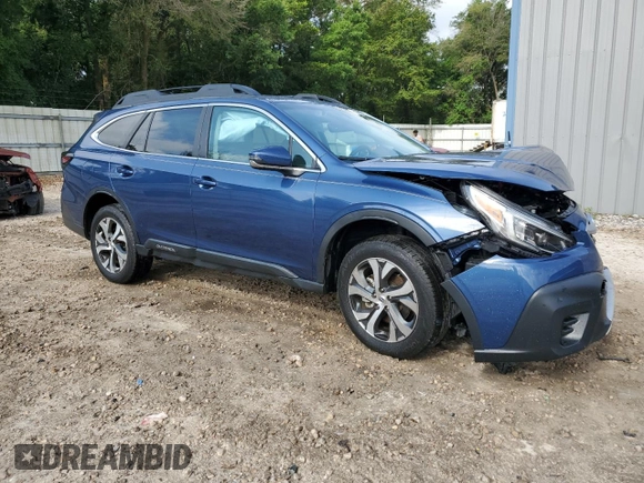 2022 Subaru Outback Limited with VIN 4S4BTANC3N3249791, listed as a Copart auction lot 56988285 with 27,666 mi miles and Non repairable. Bid and sale history available at DreamBid. Image 4.