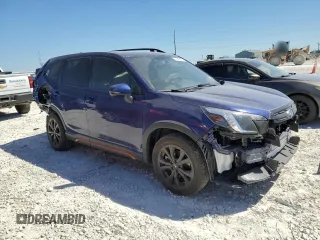 2024 Subaru Forester Sport with VIN JF2SKAGC1RH425722, listed as a Copart auction lot 49426215 with 5,209 mi miles and Salvage Title. Bid and sale history available at carsss.com. Image 4.