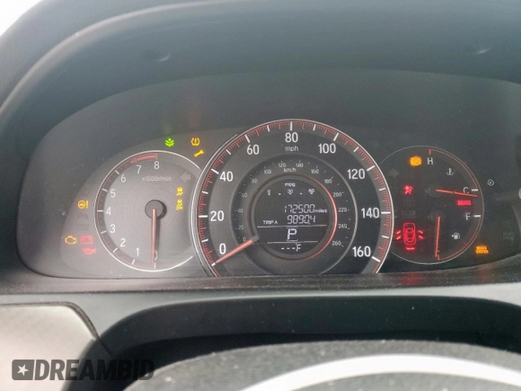 2016 Honda Accord Sport with VIN 1HGCR2F55GA169292, listed as a Copart auction lot 53847585 with 172,500 mi miles and Salvage title. Bid and sale history available at DreamBid. Image 9.