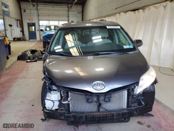 2014 Toyota Sienna LE AAS with VIN 5TDKK3DC2ES492382, listed as a Copart auction lot 51616475 with 123,036 mi miles and Salvage Title. Bid and sale history available at carsss.com. Image 5.