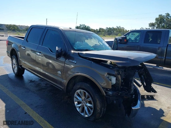 2015 Ford F-150 XL with VIN 1FTEW1CG8FFC63443, listed as a IAAI auction lot 40297438 with 134,713 mi miles. Bid and sale history available at carsss.com. Image 1.