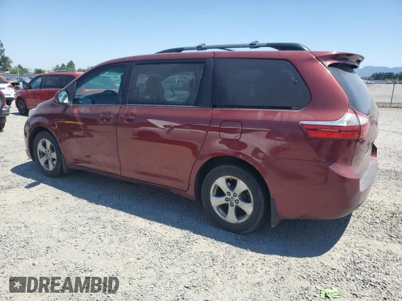 2017 Toyota Sienna LE Auto Access Seat with VIN 5TDKZ3DC3HS820585, listed as a Copart auction lot 64637025 with 288,501 mi miles and Clean title. Bid and sale history available at DreamBid. Image 2.