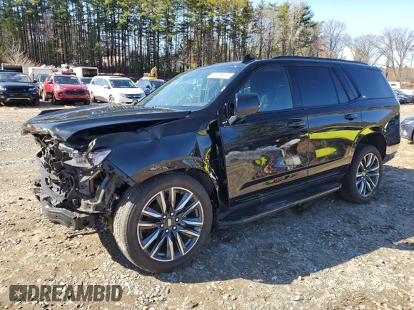 2023 Cadillac Escalade 4WD Sport with VIN 1GYS4EKL2PR512828, listed as a Copart auction lot 51088245 with 25,174 mi miles and Clean title. Bid and sale history available at DreamBid. Image 1.