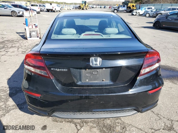 2015 Honda Civic Coupe LX with VIN 2HGFG3B52FH512591, listed as a Copart auction lot 50127555 with 93,155 mi miles and Salvage Title. Bid and sale history available at carsss.com. Image 6.