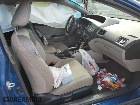 2013 Honda Civic Cpe LX with VIN 2HGFG3B50DH501568, listed as a Copart auction lot 69918444 with 177,826 mi miles and Salvage Title. Bid and sale history available at carsss.com. Image 7.