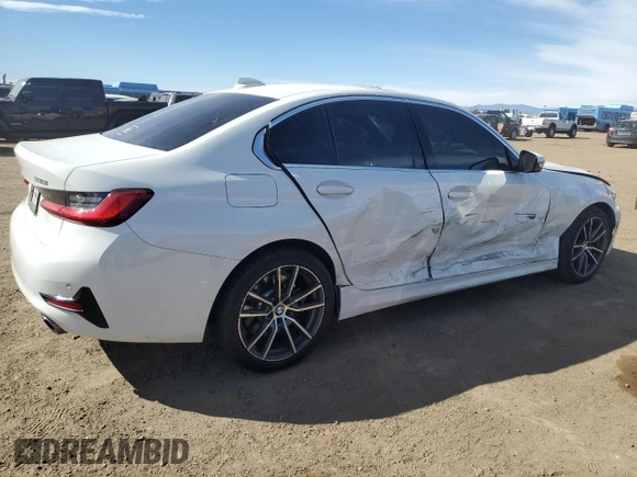 2021 BMW 3 Series 330i xDrive with VIN 3MW5R7J06M8C11375, listed as a Copart auction lot 49485275 with 55,146 mi miles and Salvage Title. Bid and sale history available at DreamBid. Image 3.