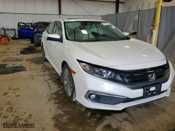 2019 Honda Civic Sedan EX-L with VIN 19XFC1F71KE203937, listed as a Copart auction lot 51992455 with 0 mi miles and Salvage Title. Bid and sale history available at carsss.com. Image 13.