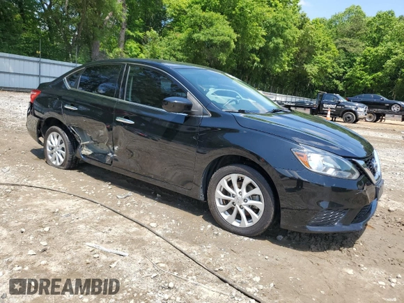 2019 Nissan Sentra S with VIN 3N1AB7AP3KY283721, listed as a Copart auction lot 55915895 with 105,917 mi miles and Salvage title. Bid and sale history available at DreamBid. Image 4.