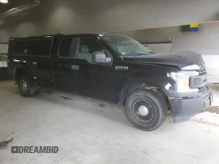 2018 Ford F-150 XL with VIN 1FTEX1E56JKE87237, listed as a Copart auction lot 48954505 with 184,784 mi miles and Salvage Title. Bid and sale history available at carsss.com. Image 4.