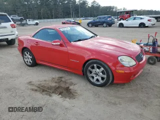 2003 Mercedes-Benz SLK-Class 2.3L with VIN WDBKK49F03F279760, listed as a Copart auction lot 78327544 with 95,497 mi miles and Salvage Title. Bid and sale history available at carsss.com. Image 4.