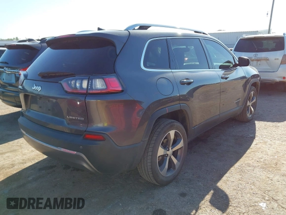 2020 Jeep Cherokee Limited with VIN 1C4PJLDB3LD547365, listed as a IAAI auction lot 42307536 with 117,109 mi miles and . Bid and sale history available at DreamBid. Image 4.