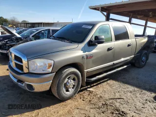 2008 Dodge Ram 2500 SLT with VIN 3D7KR29AX8G126840, listed as a Copart auction lot 88688525 with 0 mi miles and Salvage Title. Bid and sale history available at carsss.com. Image 1.