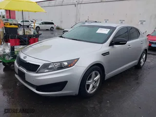 2011 Kia Optima LX with VIN KNAGM4A7XB5169810, listed as a IAAI auction lot 40855136 with 147,541 mi miles. Bid and sale history available at carsss.com. Image 17.