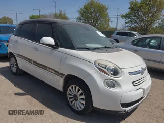 2014 FIAT 500L Easy with VIN ZFBCFABH6EZ027410, listed as a IAAI auction lot 41866444 with 33,342 mi miles. Bid and sale history available at carsss.com. Image 1.