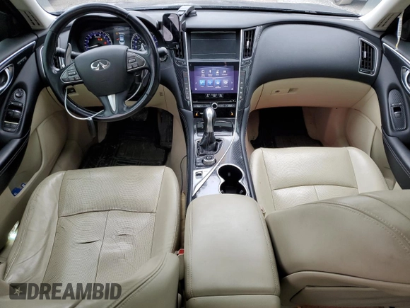 2014 Infiniti Q50 Premium with VIN JN1BV7AP1EM674093, listed as a Copart auction lot 45062485 with 116,228 mi miles and Salvage Title. Bid and sale history available at carsss.com. Image 8.